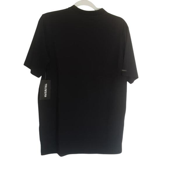 BYU TRUWEAR Crown Lifestyle Men’s Performance Henley Polo Shirt Black Size S NWT - Picture 5 of 8